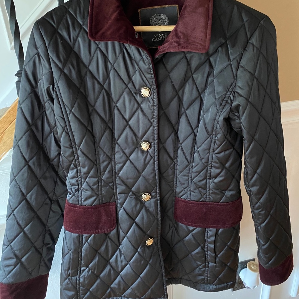 Vince Camuto Stunning Black Jacket Like New!